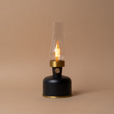 Mini LED Chimney Lantern Lamp Table Lamps Abbott Collection Black