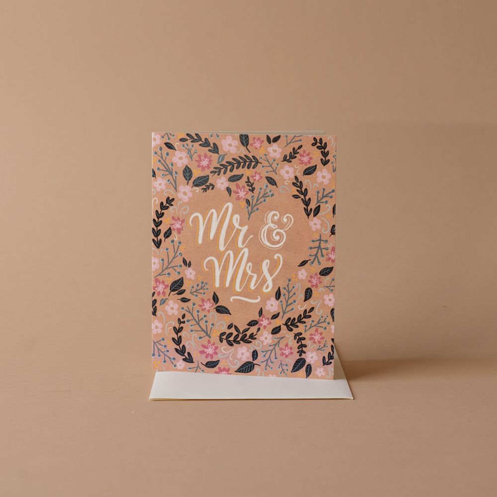 Mr. & Mrs. Celebration Card