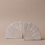 Fanned Marble Bookend Set bookends A&B Home Group Inc. (Faire)