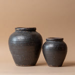 Blackened Terracotta Vase