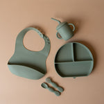 Little One Feeding Set FINNBIRD - gift box Baby Bliss (Faire) Sage