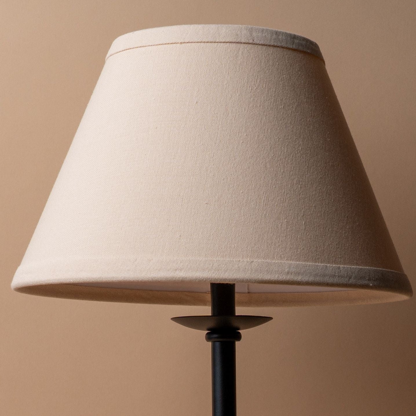 Primitive Table Lamp (Base & Shade Sold Separately) Table Lamps Home Collections by Raghu (Faire) Buttermilk Shade