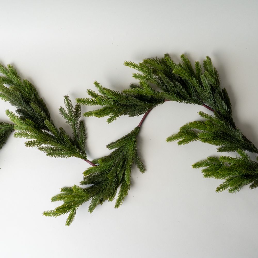 Faux Spruce Garland CHRISTMAS 2025 Tri W Imports