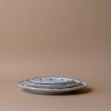 Blue & White Floral Plate Collection dinnerware David Shaw