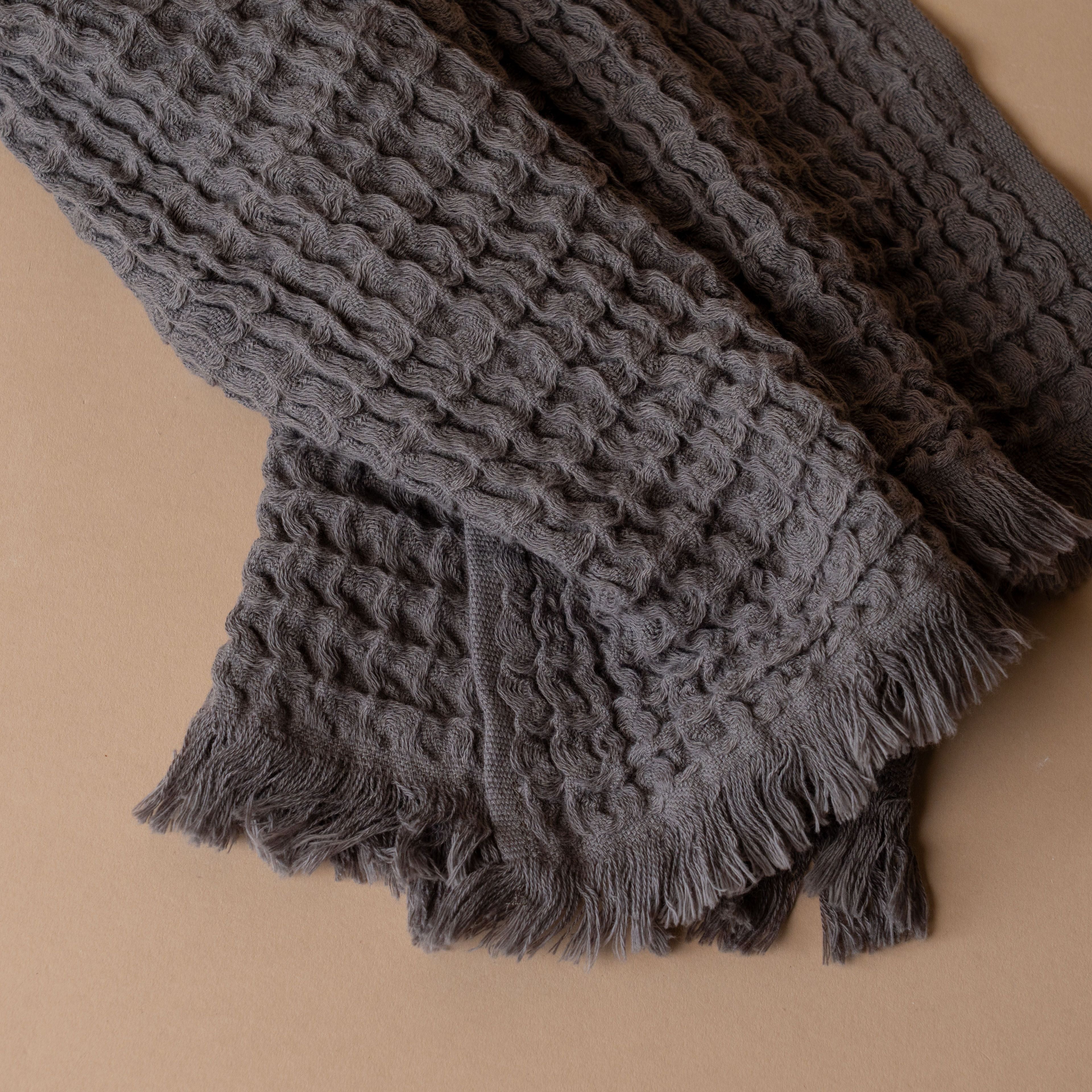 French Waffle Hand Towel hand towel Pokoloko Midnight