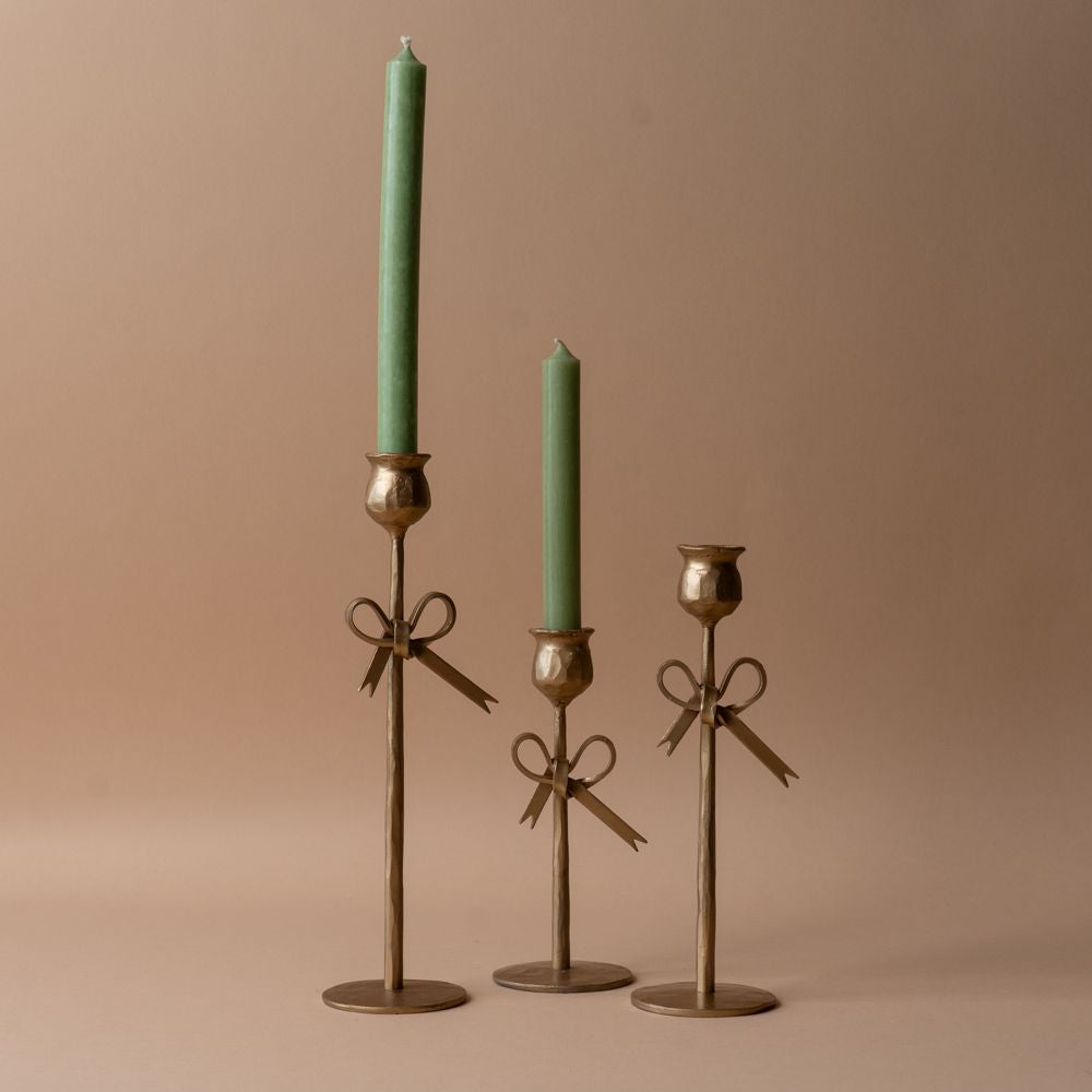 Forged Iron Bow Candle Holder candle holder Creative Co-op (DYA)