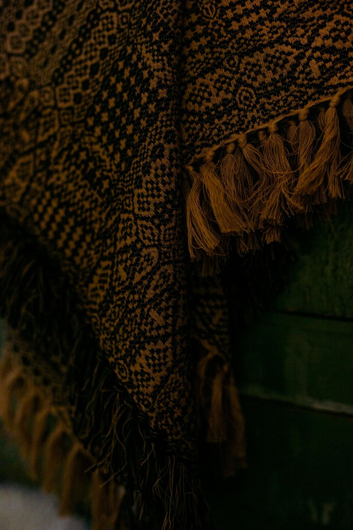 Jacquard Afghan Throw Blanket - Rug & Weave