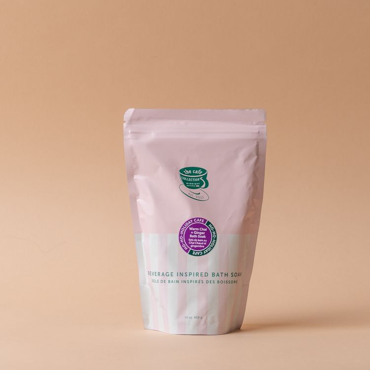 Holiday Beverage Inspired Bath Soak by Midnight Paloma, Warm Chai & Ginger