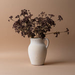 Textured Ceramic Small Vase with Handle - Off White vase Indaba
