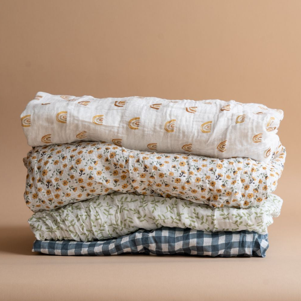 Cotton Change Pad Cover FINNBIRD - changing pad cover Lulujo (Faire)