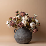 Faux Cream Dahlia Spray