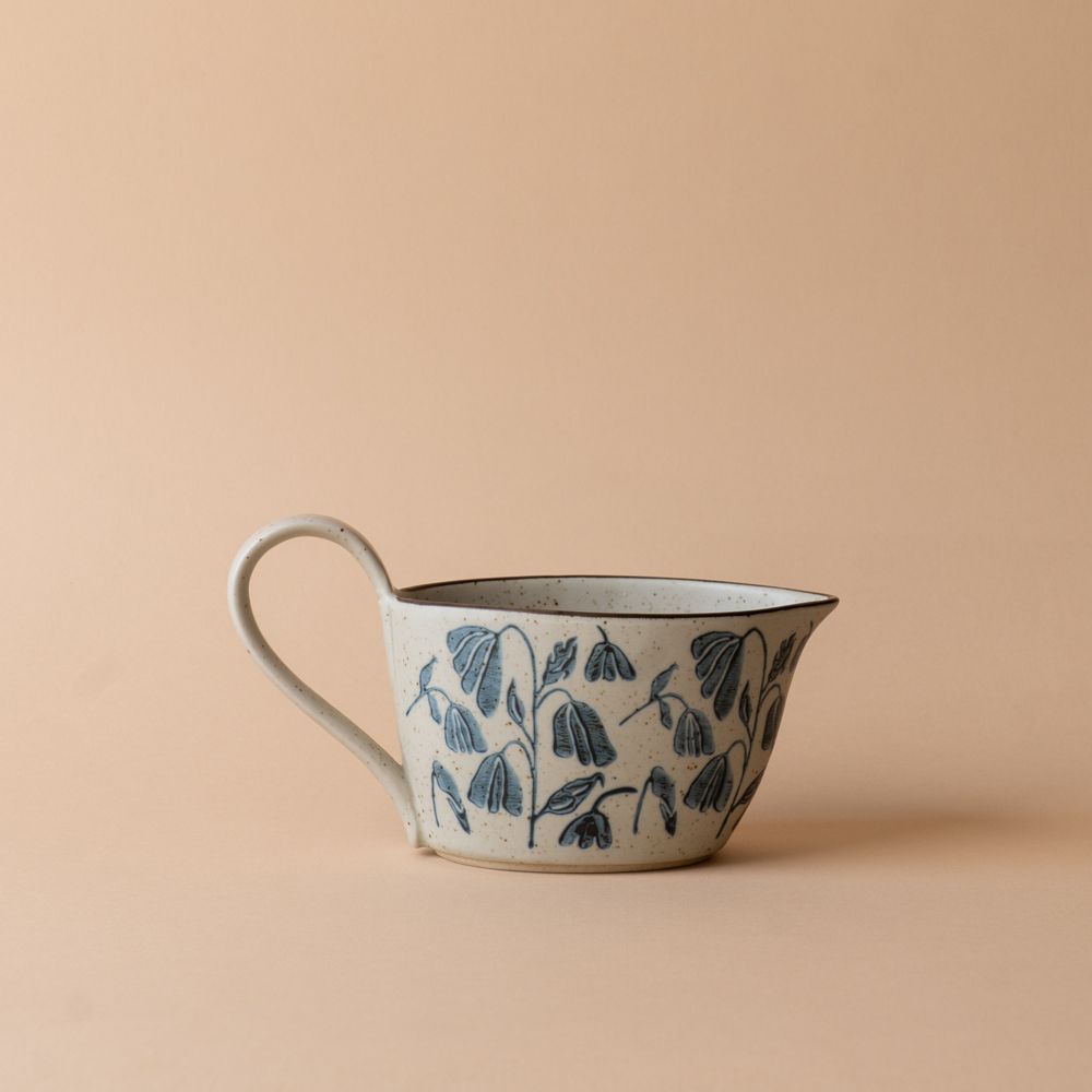 Stoneware Posy Gravy Boat mug DANICA (Faire)