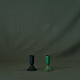 Forged Iron Candlestick Holder - Verdigris Green - Rug & Weave