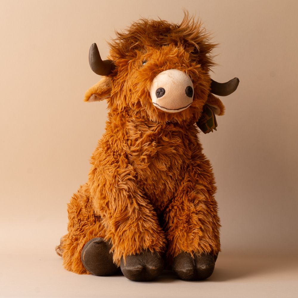 Charlie the Highland Cow FINNBIRD - stuffed toy The Petting Zoo (Faire) Big Charlie