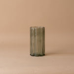 Petal Edge Drinking Glass glass cup Rosha Living Inc (Faire) Green