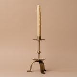 Brushed Gold Finish Tripod Candle Holder candle holder Luxe B Co (Faire)