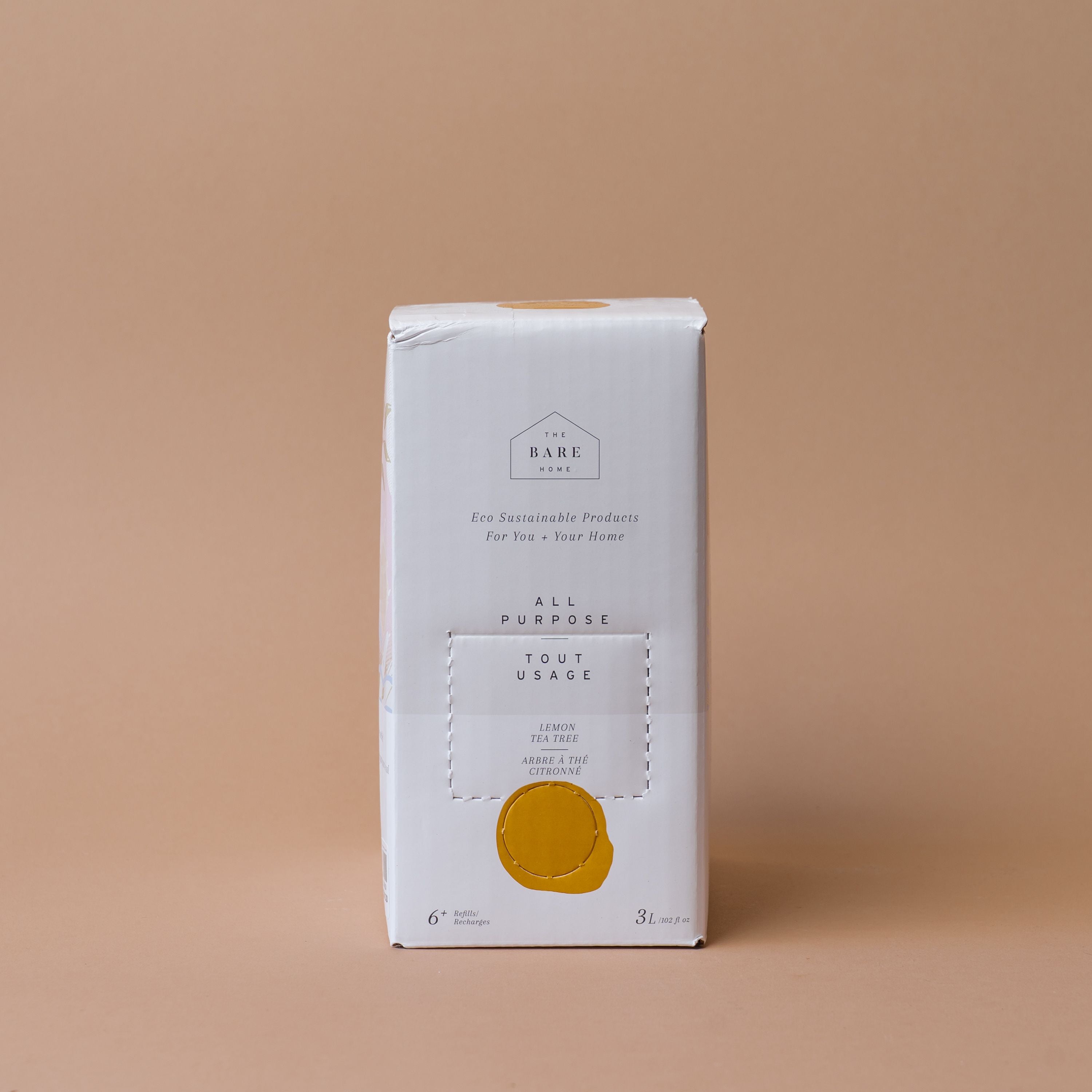 All Purpose Lemon Tea Tree Cleaner Refill Box cleaner The Bare Home (DYA)