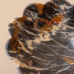 Black Marble Fluted Bowl bowl Marigold Market (Faire)