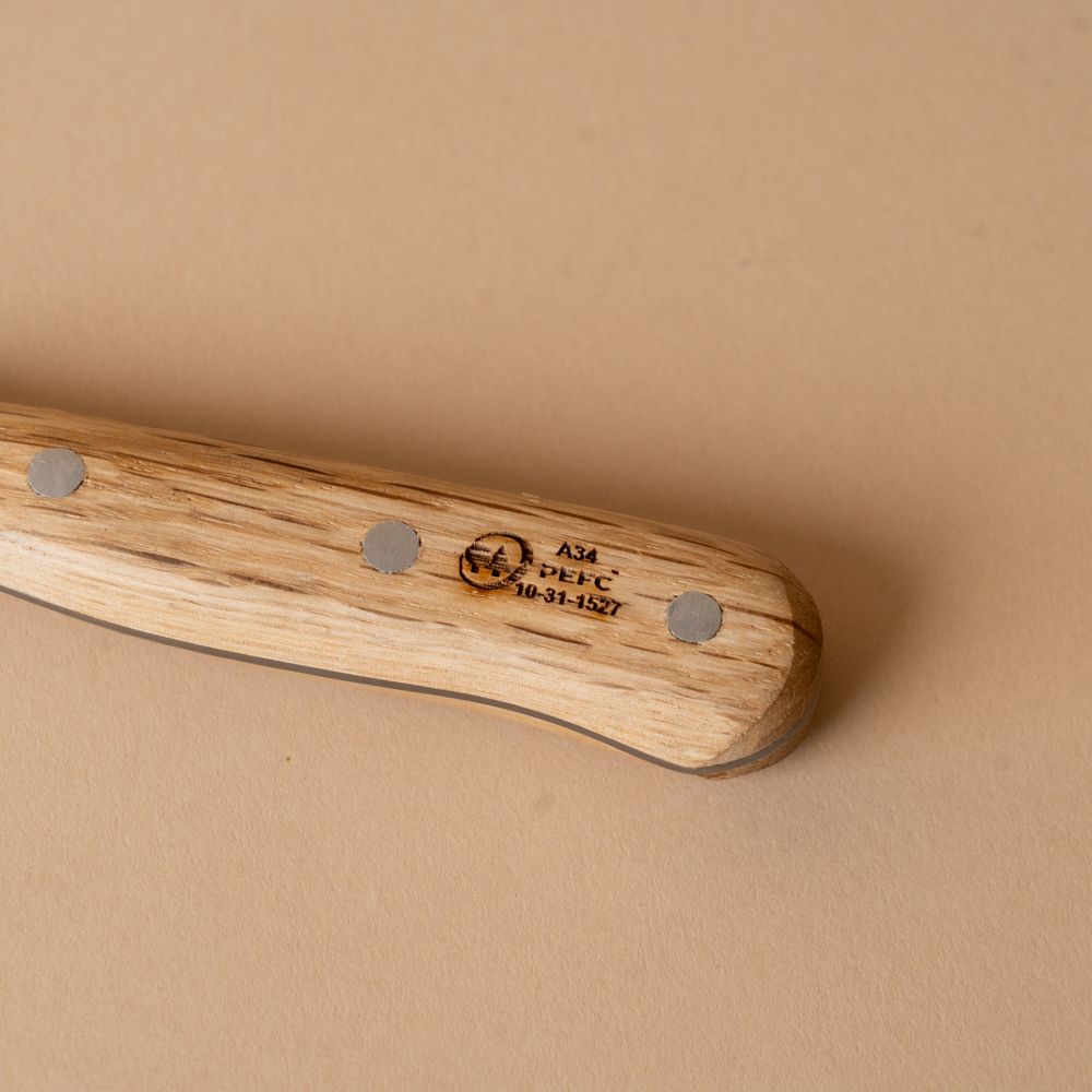 Santoku Knife with Oak Handle – view 2