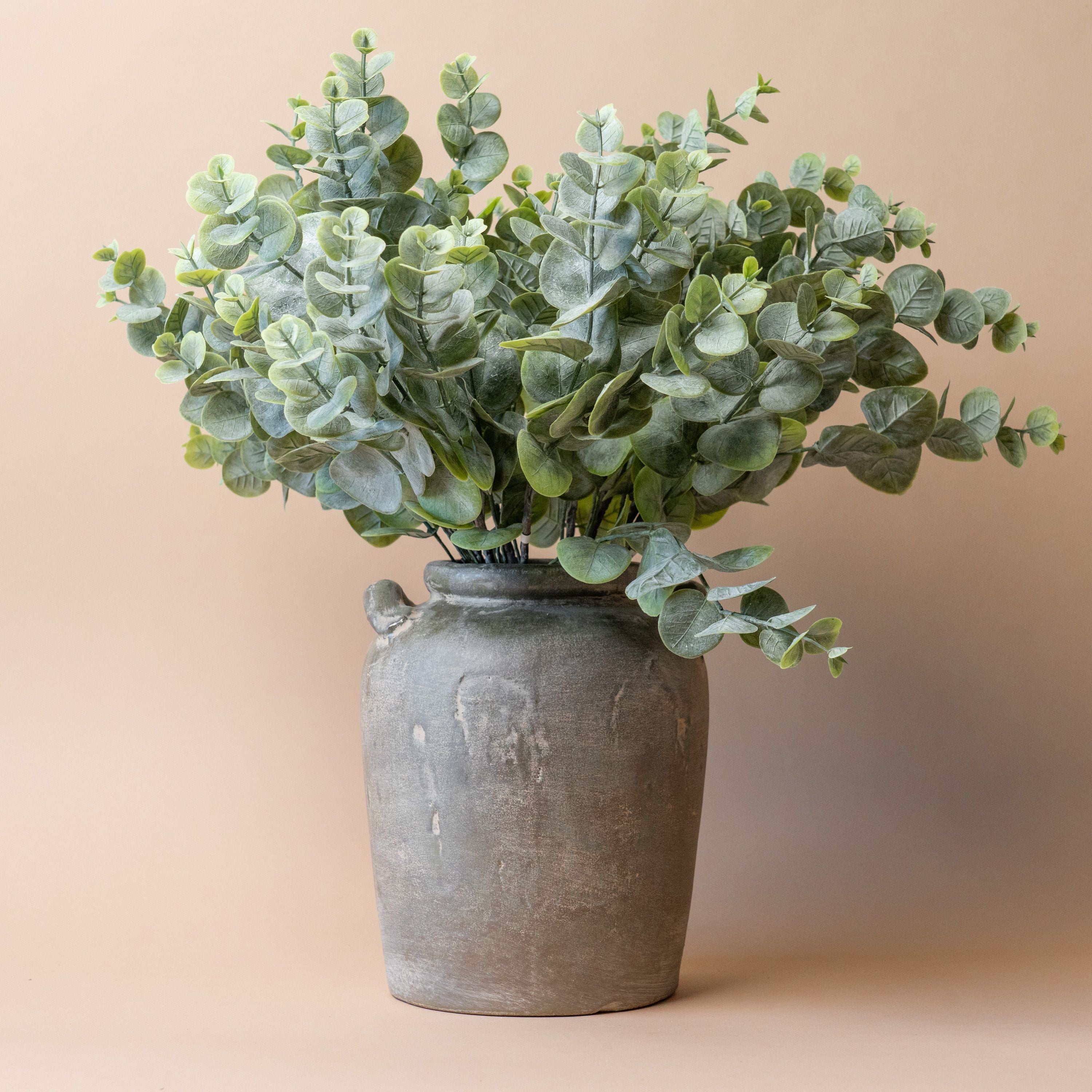 Faux Classic Eucalyptus Spray faux stem Tri W Imports