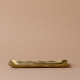 Scallop Tray with Brass Finish tray Papier (Faire)