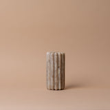 Fluted Marble Candle Holder