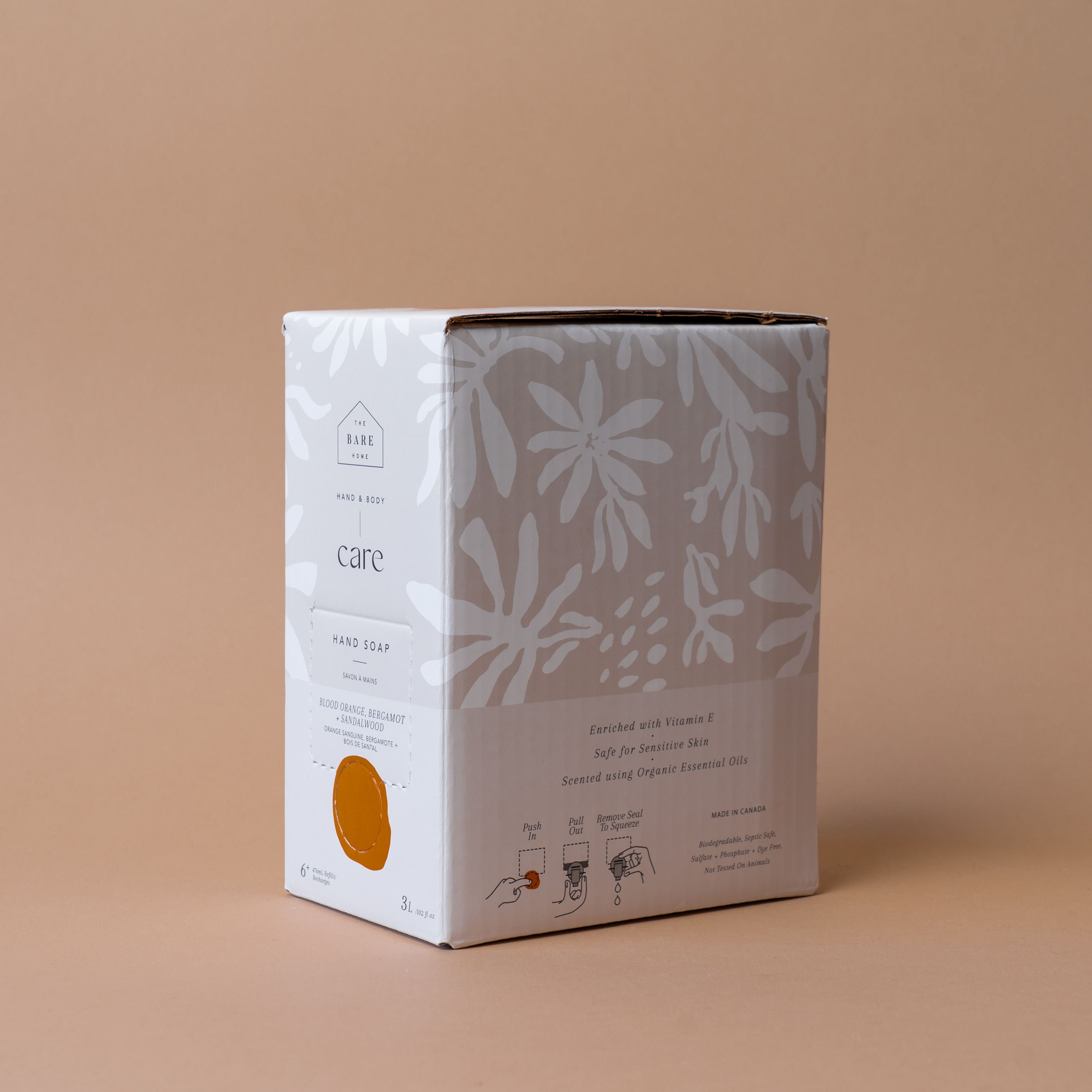 Blood Orange, Bergamot & Sandalwood Hand Soap Refill Box – view 2