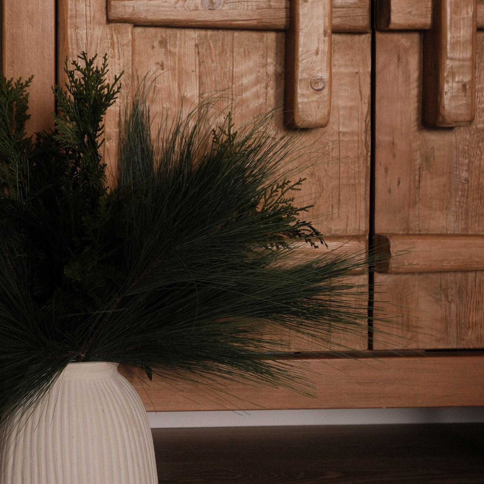 Faux Pine Needle Spray CHRISTMAS 2025 Tri W Imports