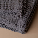 French Waffle Bath Towel bath towel Pokoloko Midnight