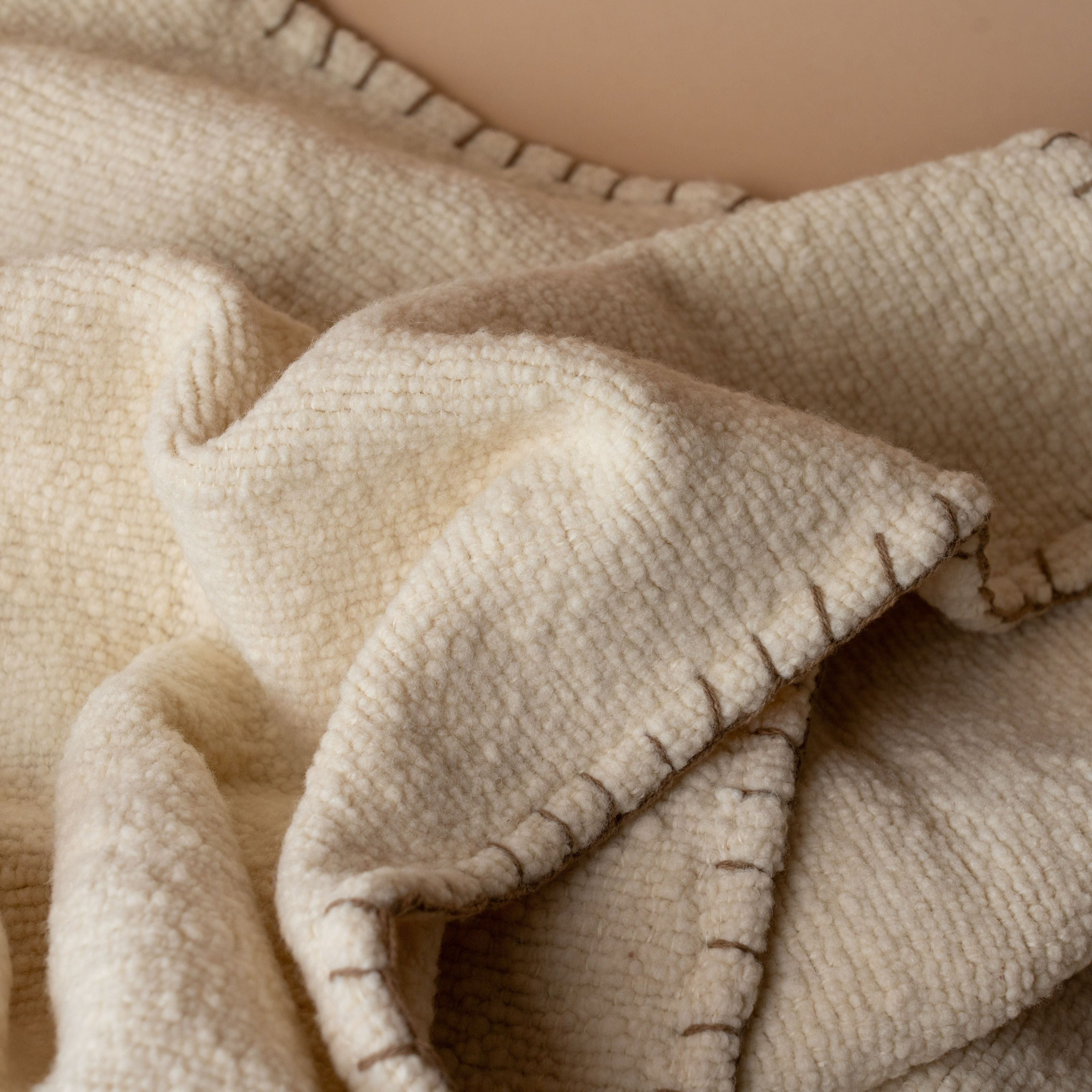 Boucle Stitch Throw Blanket – view 2