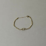 Gold Plated Knot Bracelet jewelry Hunter & Hare (Faire)