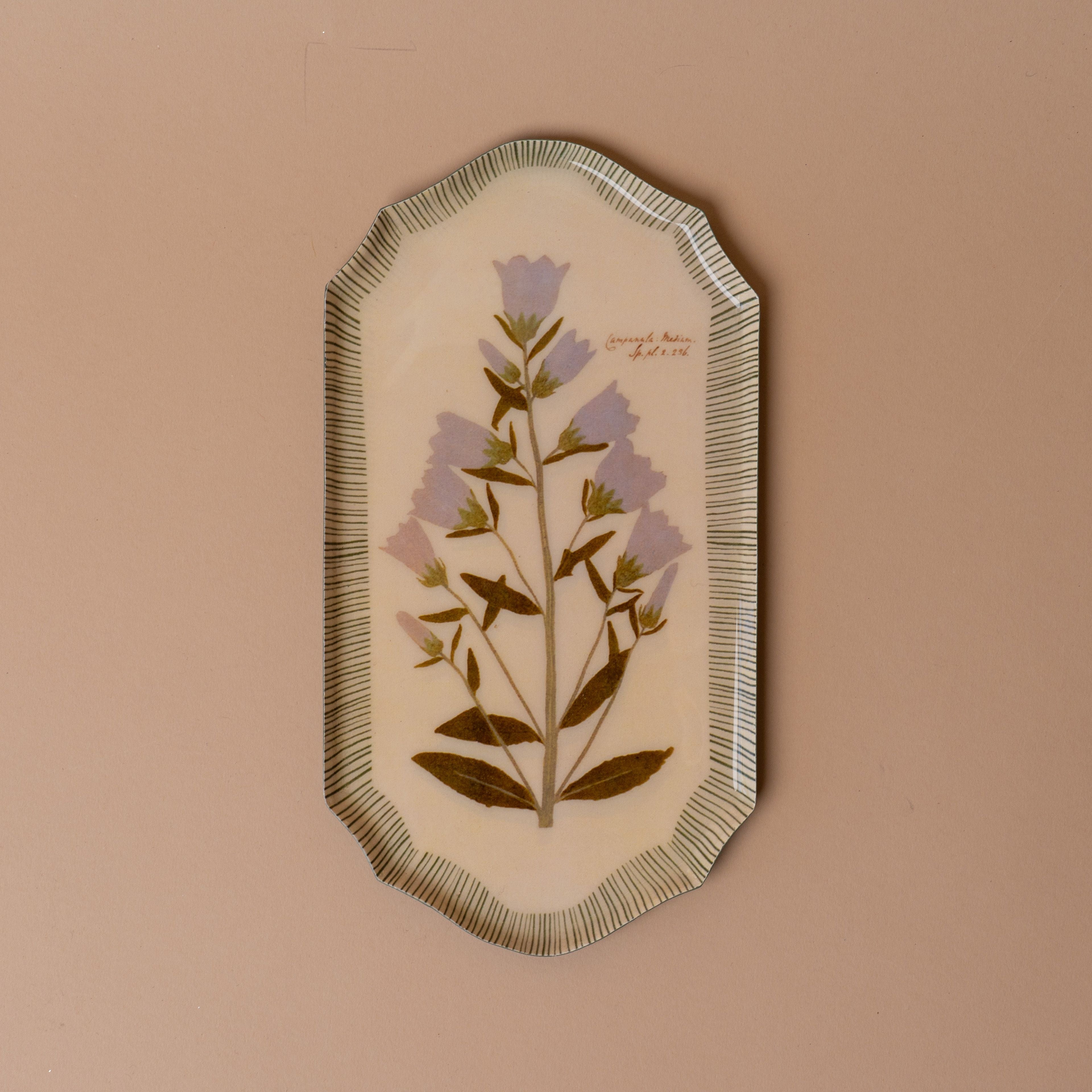 Enamel Bellflower Tray