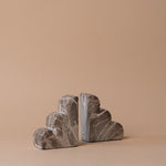 Marbled Scallop Cement Bookend Set bookends Accents De Ville (ShopZio)