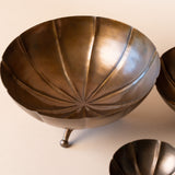 Brass Scallop Footed Bowl bowl Luxe B Co (Faire)