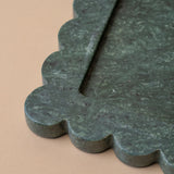 Square Marble Scalloped Tray tray Luxe B Co (Faire)