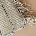 Multi Stripe Bath Towel with Twisted Tassels bath towel Pokoloko
