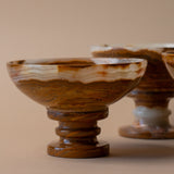 Onyx Pedestal Bowl bowl Marigold Market (Faire)