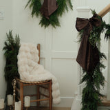 Faux Cypress Wreath with Rope Handle