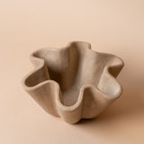 Cement Planter with Ruffle Edge planter Accents De Ville (ShopZio)
