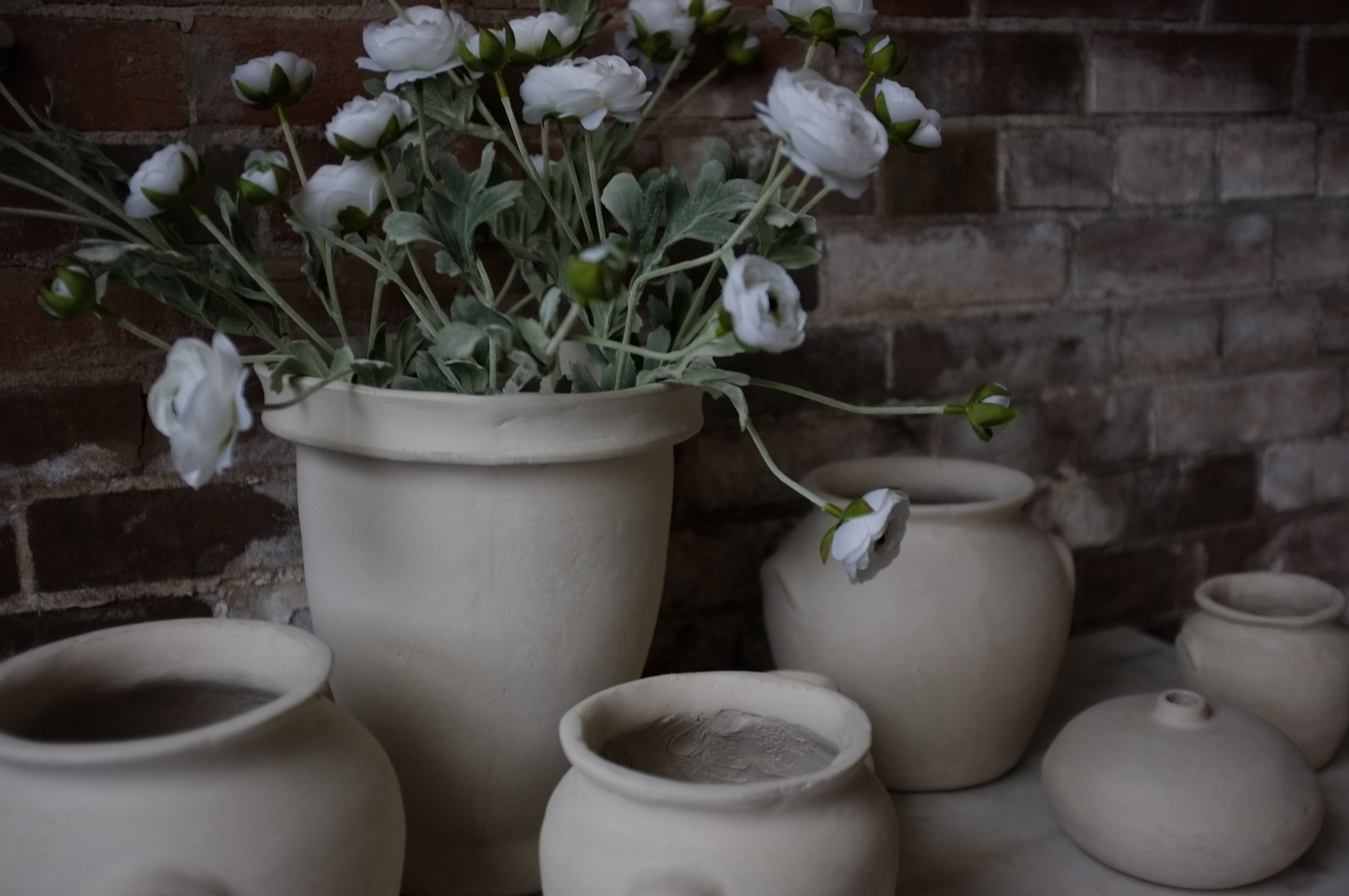 Paper Mache Urn – view 2