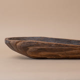 Oval Wood Bowl