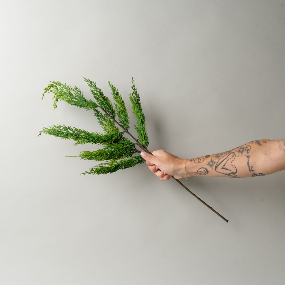 Faux Cedar Branch CHRISTMAS 2025 Tri W Imports