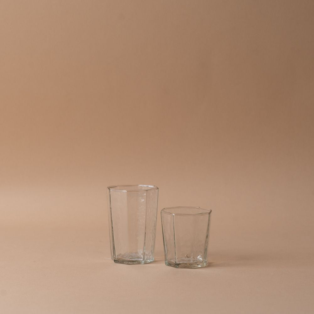 Prism Drinking Glass candle holder Indaba