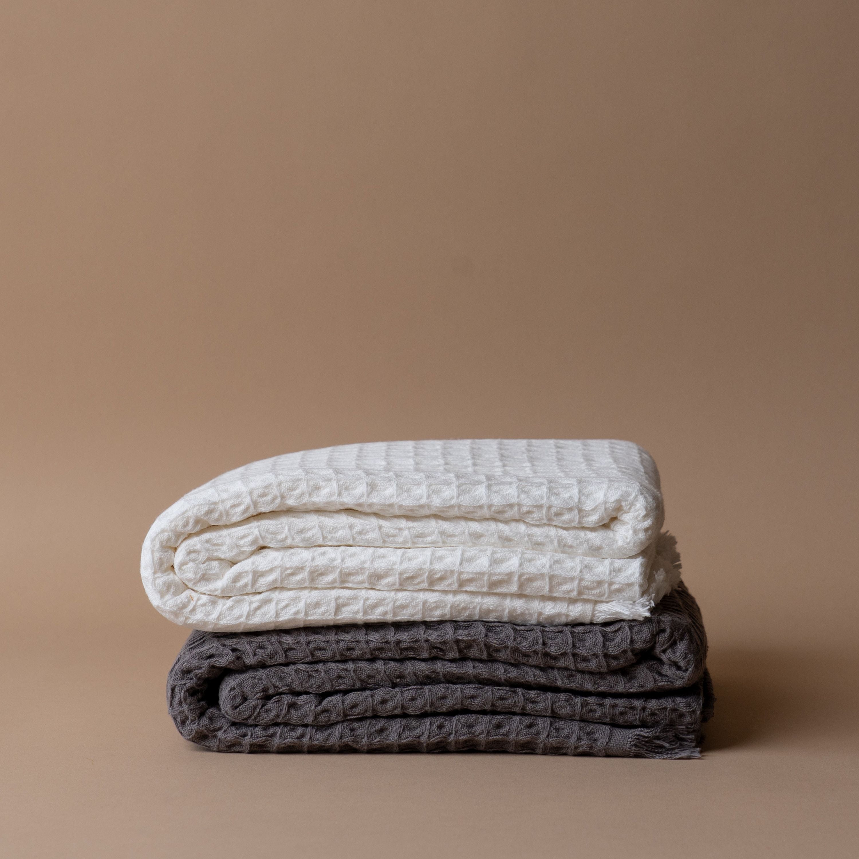French Waffle Bath Towel