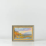 "Seaside Cove" Framed Vintage Painting - Rug & Weave