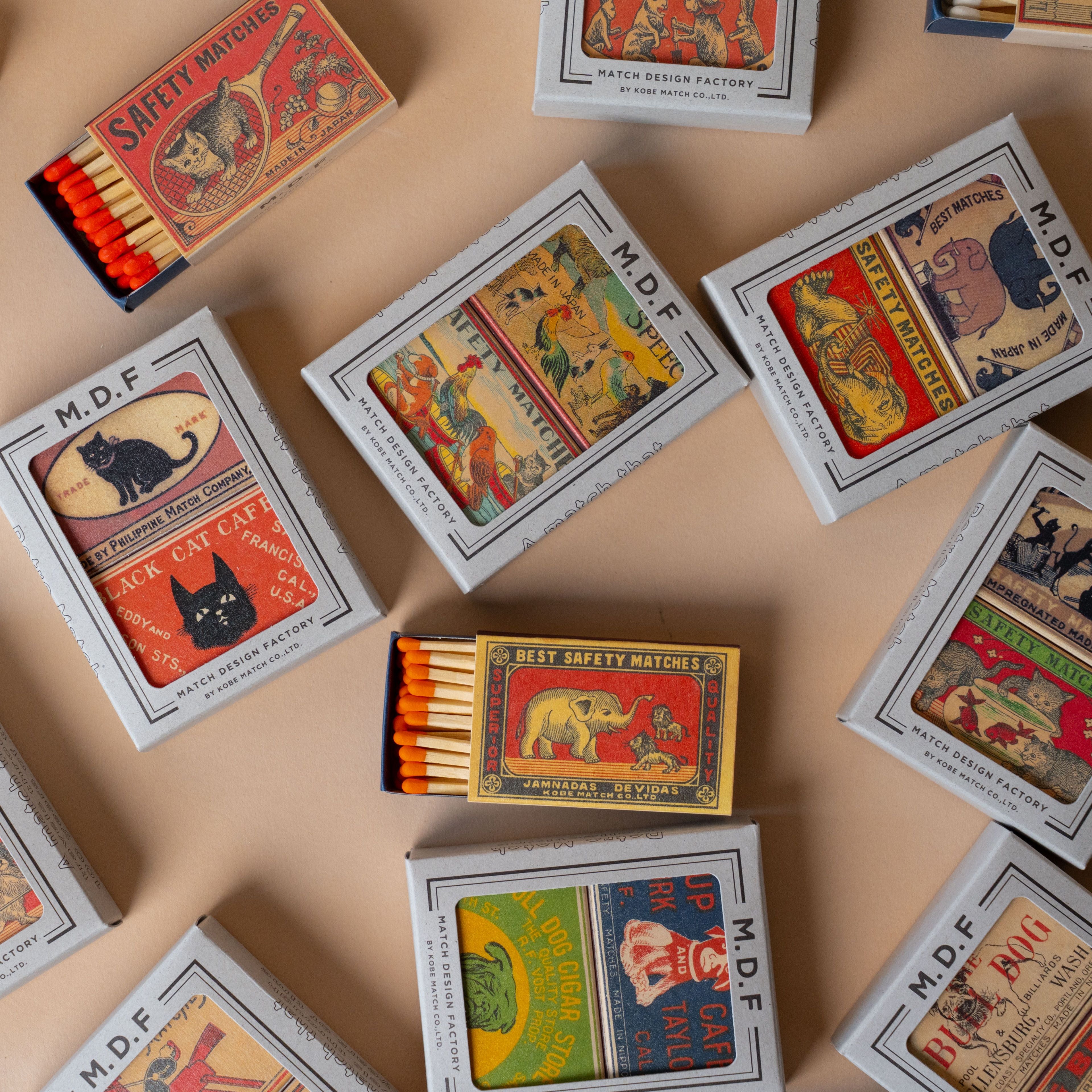 Retro Safety Matches matches Hibi - Higher Ground (Faire)