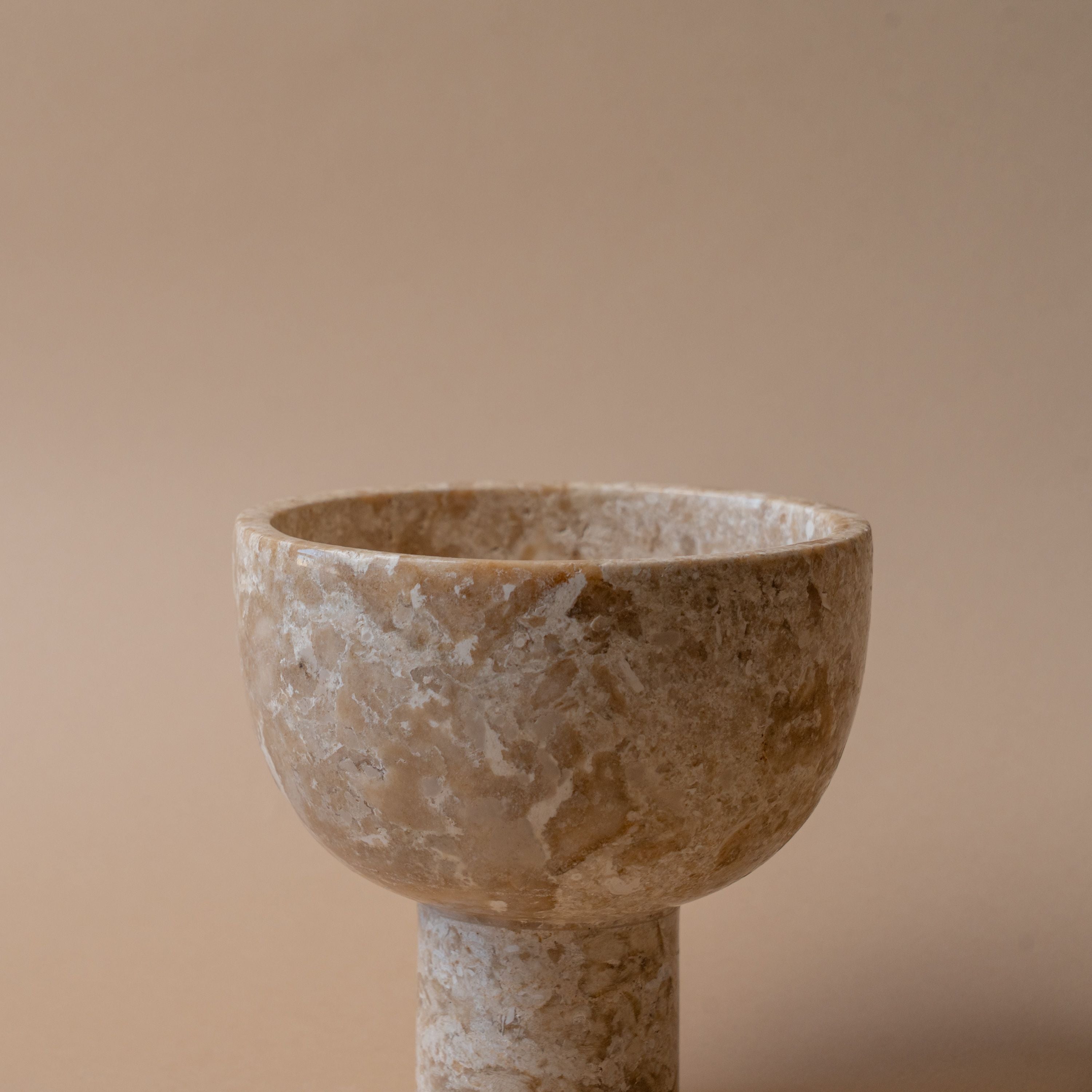 Marble Pedestal Bowl bowl A&B Home Group Inc. (Faire)