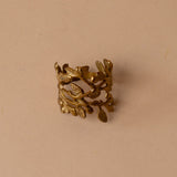 Brass Leaf Napkin Ring