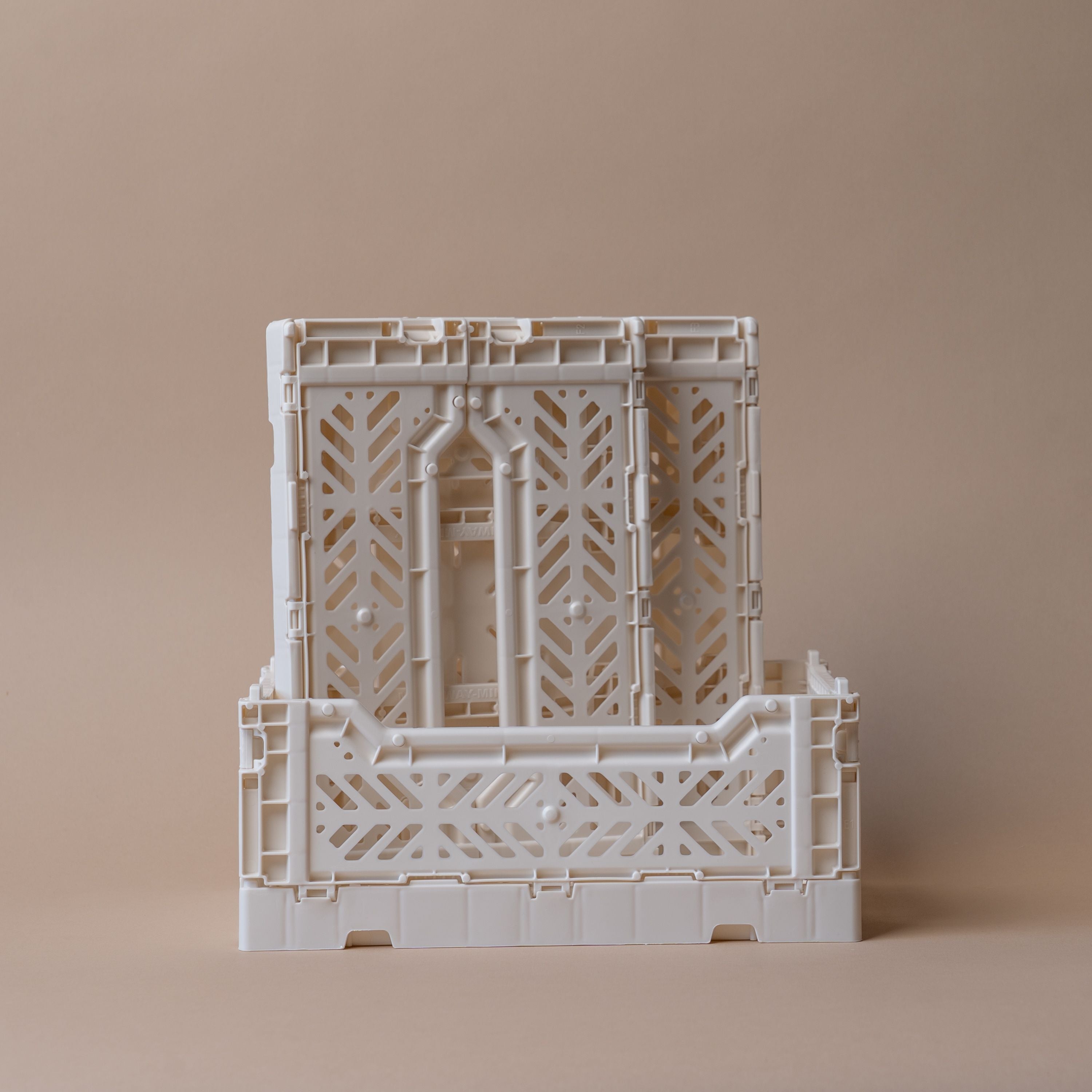 Coconut Milk Folding Crate crate Aykasa