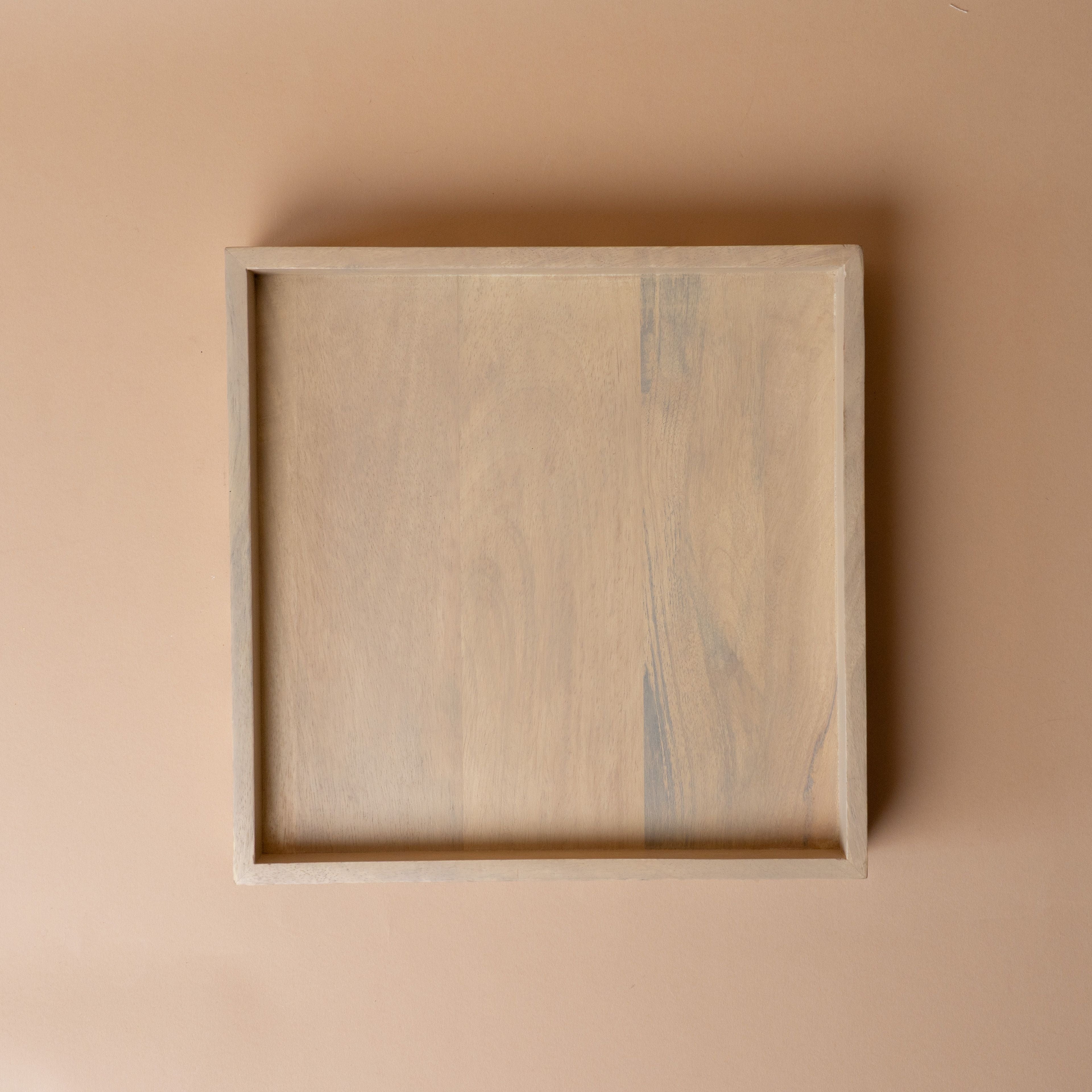 Scallop Edge Mango Wood Tray – view 2
